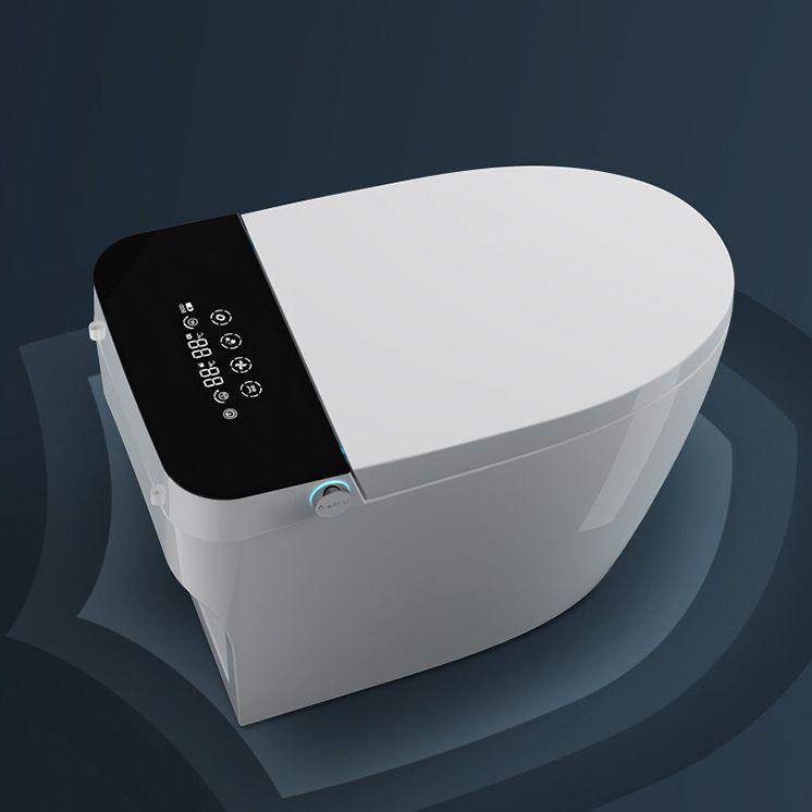 Contemporary One Piece Toilet Concealed Tank Toilet Bowl for Washroom