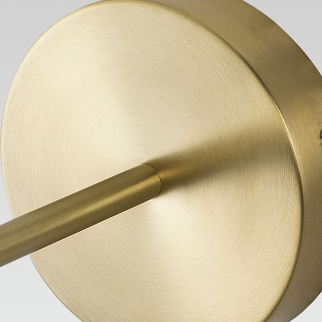 Modern Globe Glass Sconce Light Single Light Metal Wall Lamp in Gold for Dining Room