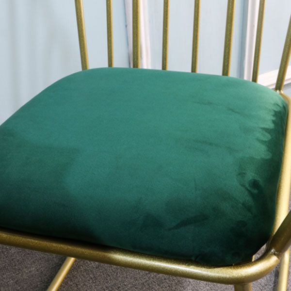 Nordic Metal Dining Room Chairs Slat Back Side Chair for Restaurant Use