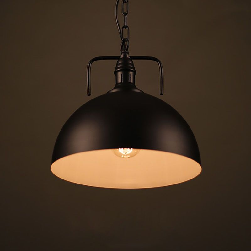 Plafondhangende lamp met metalen schaduw voor eetkamer woonkamer