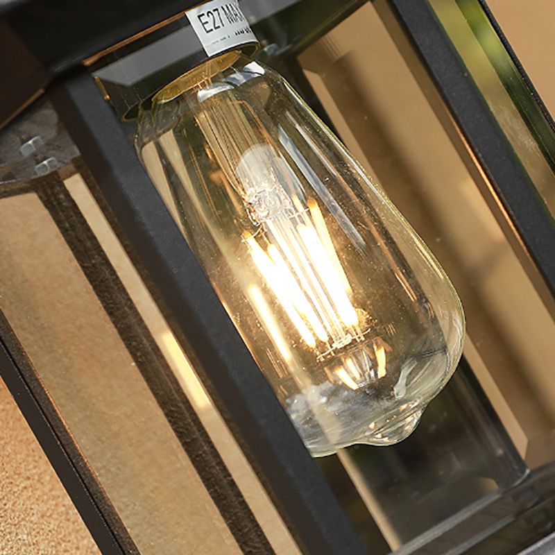 Illuminazione da parete da esterno ombreggiata per la parete vintage in metallo in metallo funce light