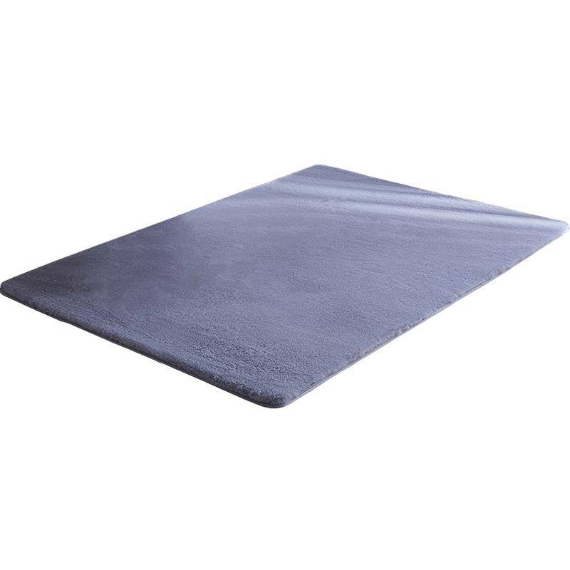 Multi-Color Plain Rug Plüsch Nordisch Teppich waschbar