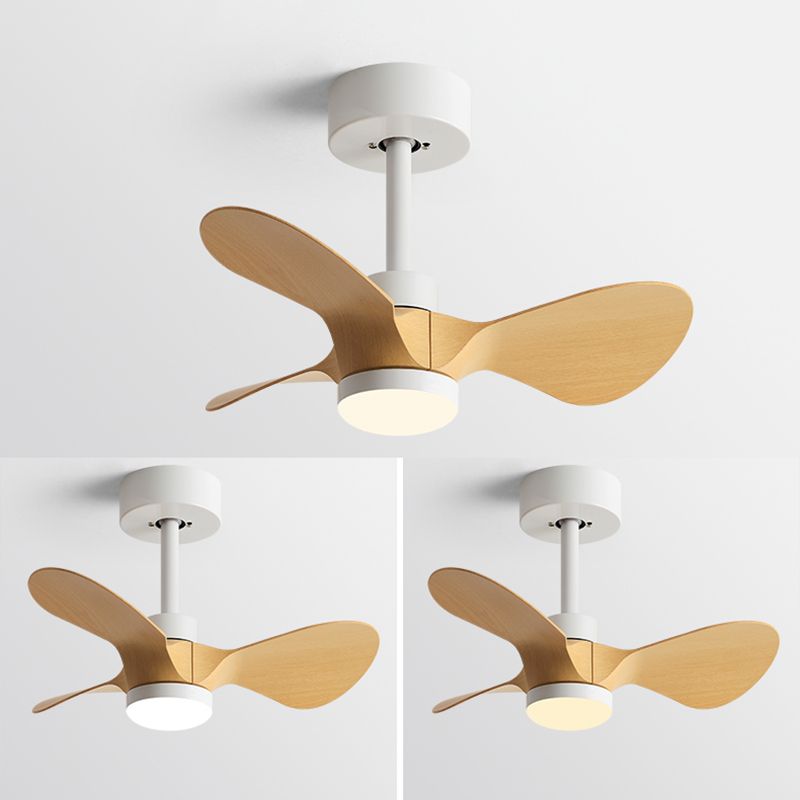 Metal Fan Shape Ceiling Fan Kid Style Single-Light Ceiling Fans Fixtures