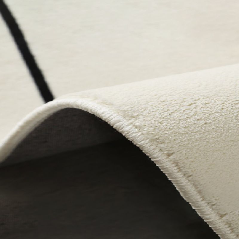 Lattice Indoor Rug Polyester Area Rug Rectangle Stain Resistant for Living Room