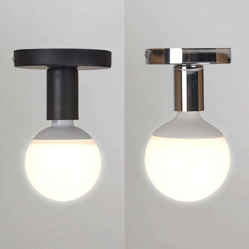 Lampada da incasso industriale a 1 luce vicino alla lampada da soffitto per ristorante