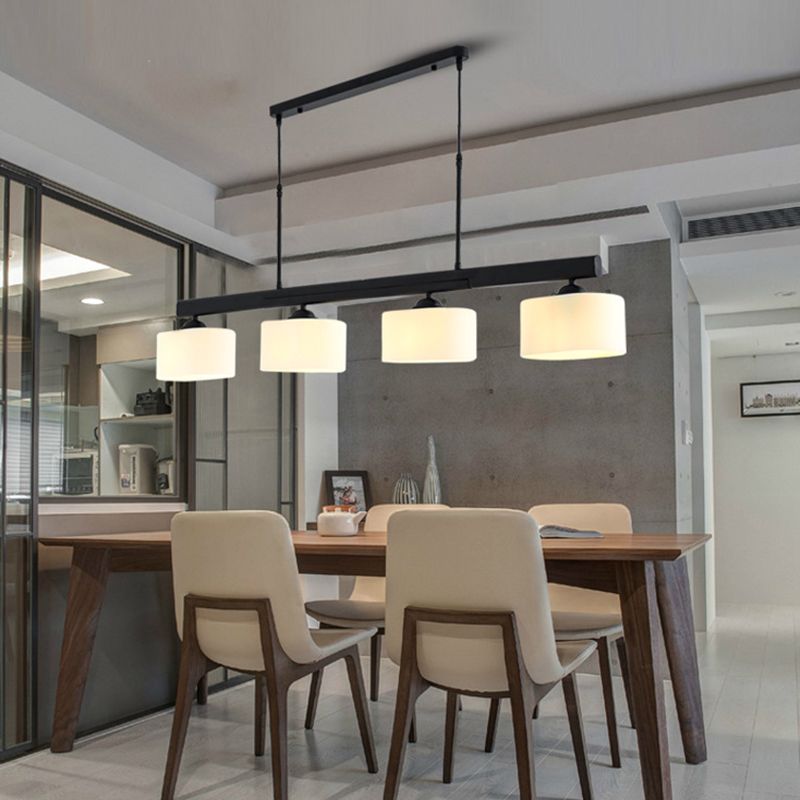 Industrial Linear Chandelier Multi-Light Pendant Coffee Shop Reataurant Light Indoor Light