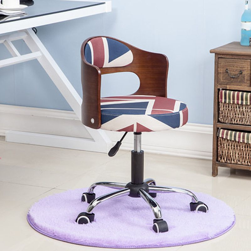 Modern Adjustable Rotatable Stool Steel Household Bar Stool with Cushion and Pulley