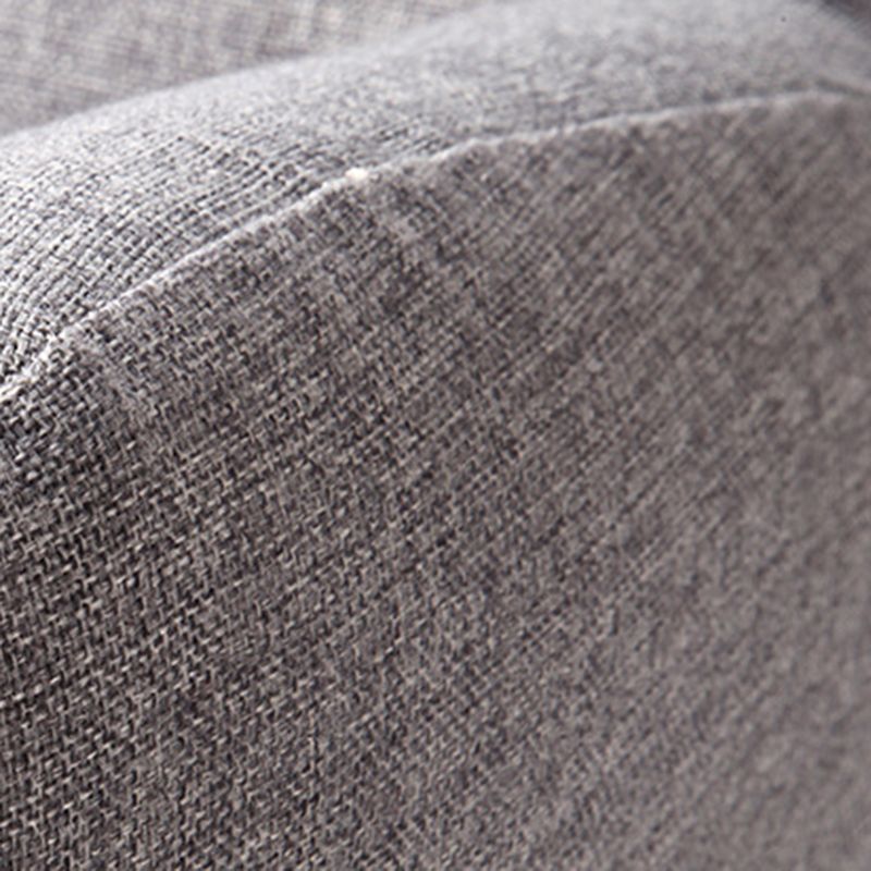 Linen Chair 23.62" L x 21.65" W Armchair Solid Wood Frame Chair