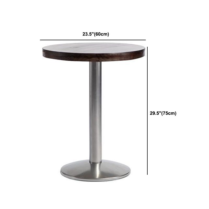 Modern Wood Pub Table Set 1/2/3 Pieces Round Counter Table Set