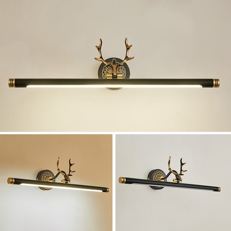 Lampe à vanité linéaire armée American Style Copper Single Vanity Light