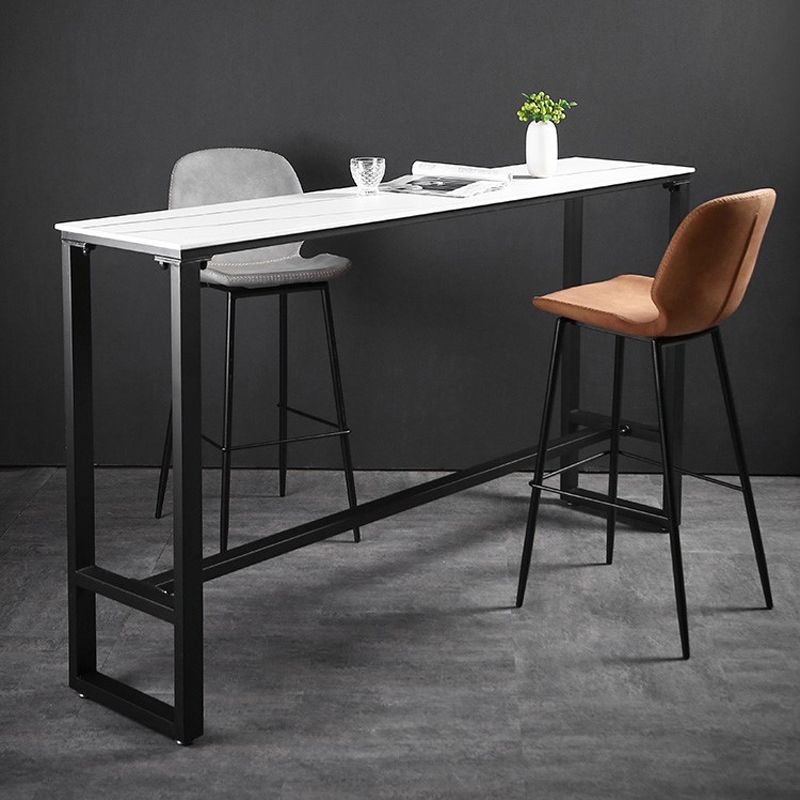 Living Room Counter Set 1/2/3 Pieces Rectangle White Counter Height Set