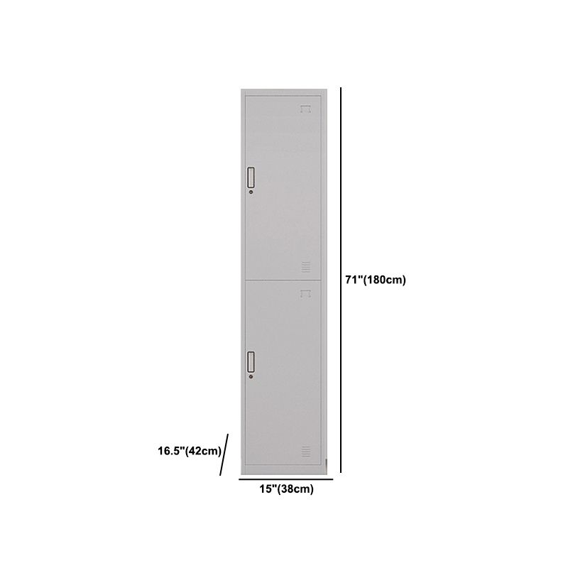 Contemporary Hinged Wardrobe Cabinet Steel Wardrobe Closet for Home