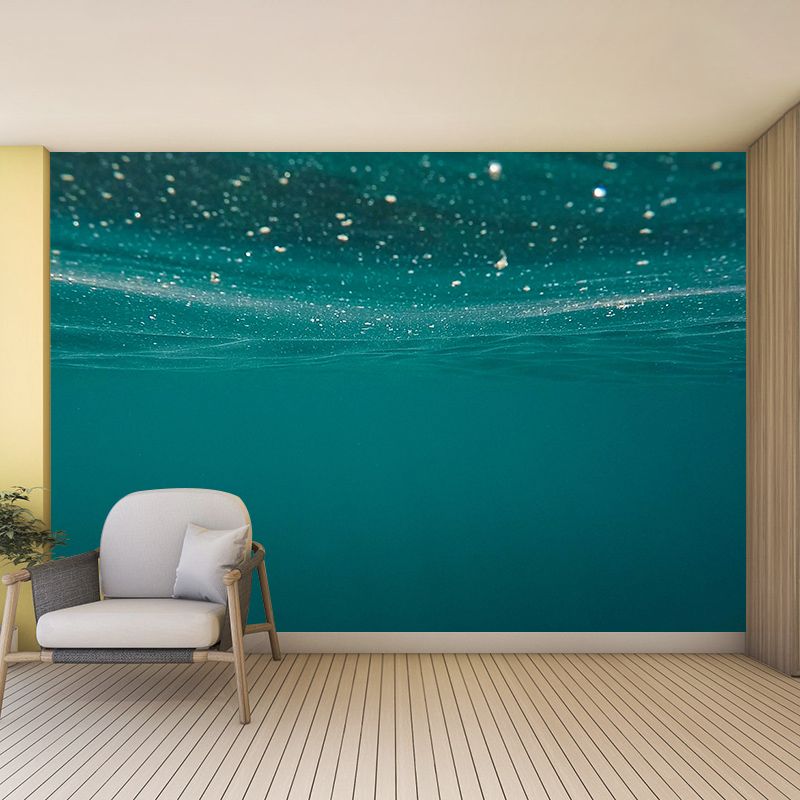 Modern Photography Mural Wallpaper Underwater Living Room Wall Mural