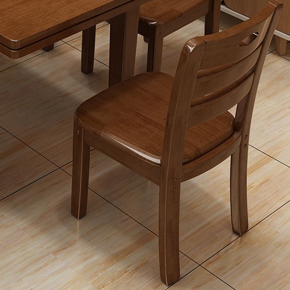 Traditional Style Standard Solid Wood Dining Room Set of Rectangle Shape for Kitchen Table Set