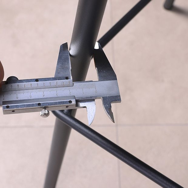 Industrial Leather Distressed Barstool Black Living Room Bar Stool with Bucket Seat