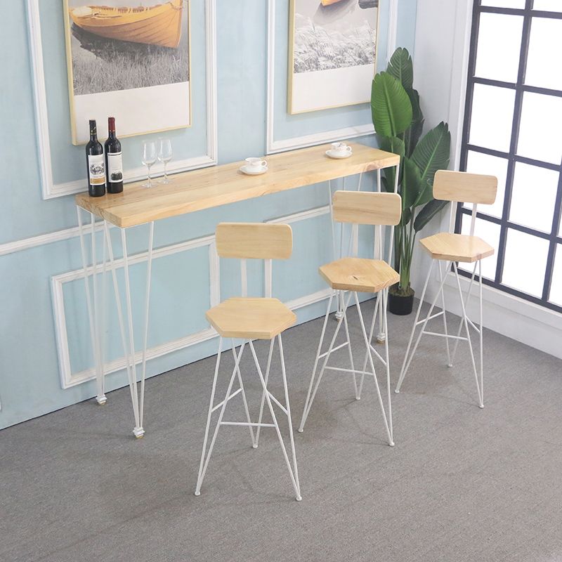 Modern Style Bar Dining Table Rectangle Bar Table for Kitchen