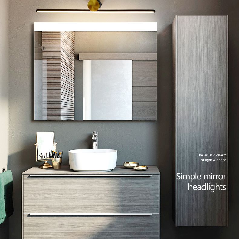 LED LINEAR LED lampe à style minimaliste moderne Aluminium unique Vanité unique