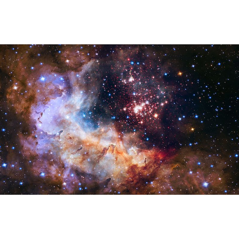 Iluminant Nebula Wall Mural Decal for Living Room Decor Natural Scenery Wall Art, Made to Measure