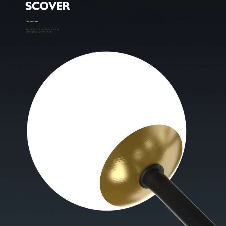 Moderno sputnik semi -filo a sfiorare il soffitto semifulmelfiling semifulmyfiling semiful per camera da letto e sala da pranzo