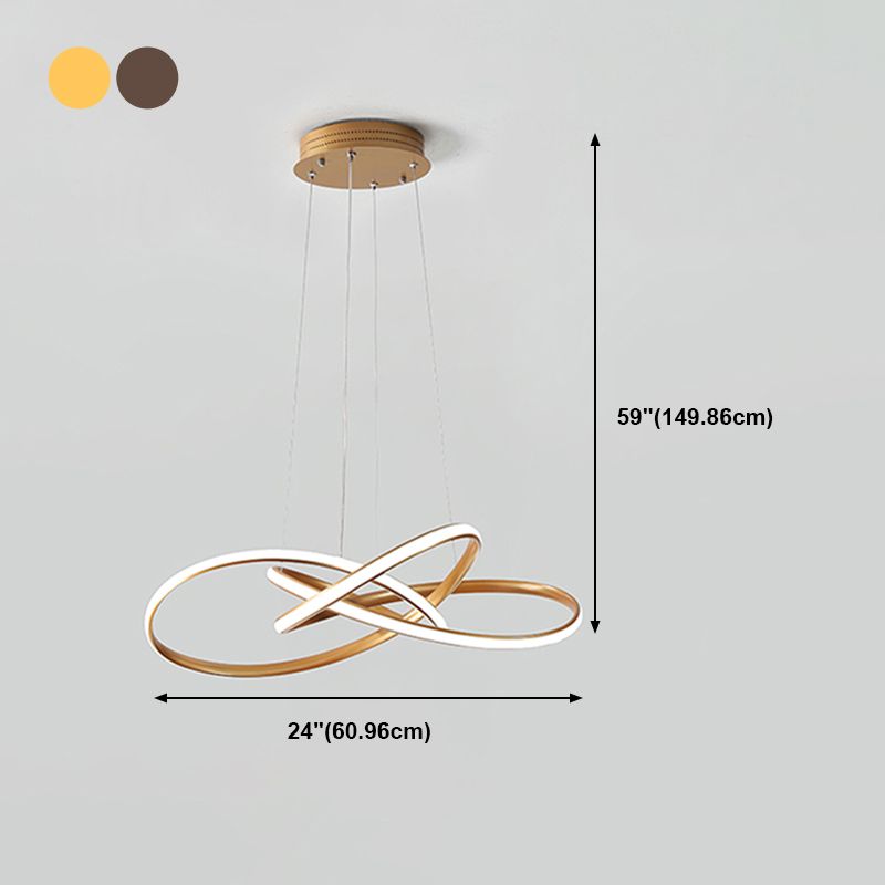 Cycle Shade lampadario Light Light Metal Modern 1 Funzione illuminazione lampadario leggero