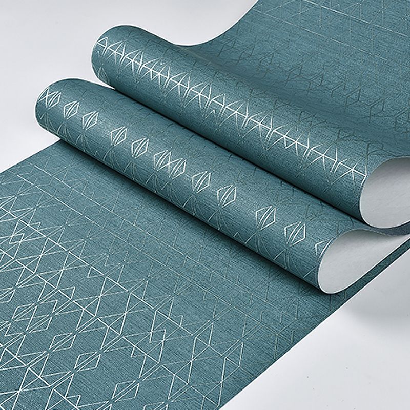 Non-Woven Unpasted Wallpaper Modern Geometric Patterned Wall Covering for Living Room