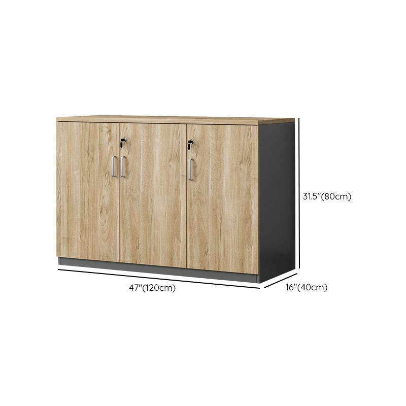 Contemporary Lateral Filing Cabinet Engineered Wood File Cabinet with Storage