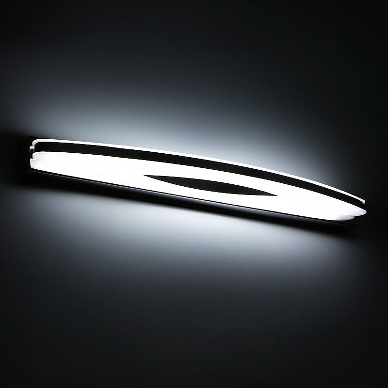 Vanité ovale Lumières murales modernes Simplicité Acrylique Vanité Grappés pour salle de bain