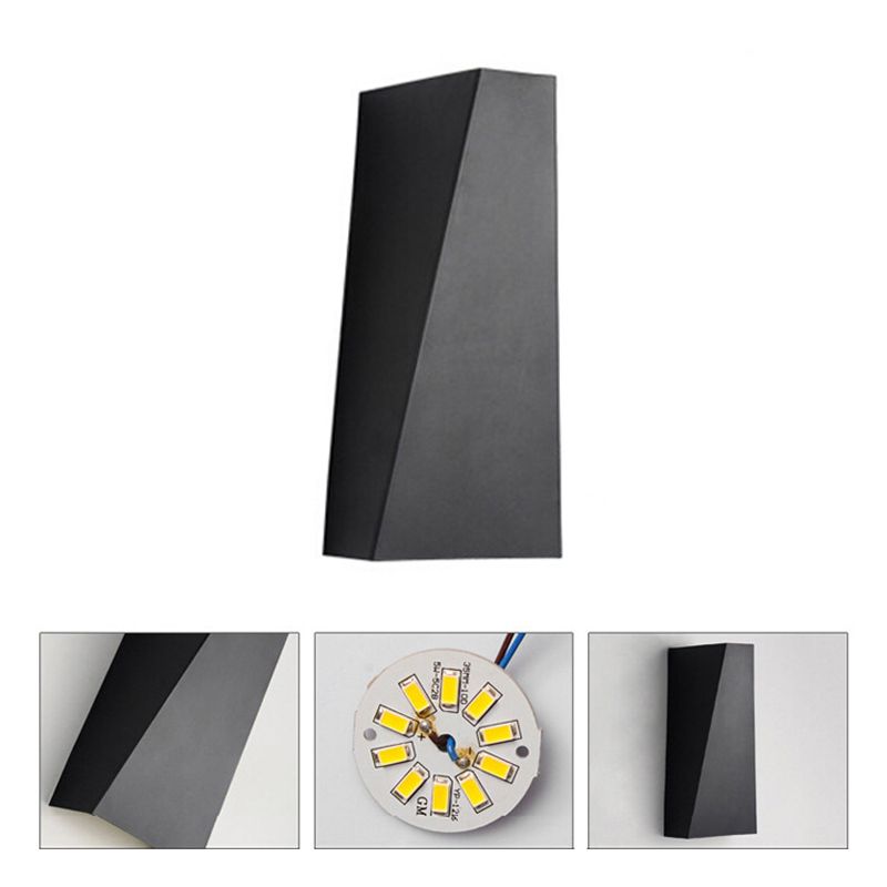 Geometrische metalen wand SCONCE LICHTING MODERNE STIJL LED MULT MOETEN LICHTBEELDING