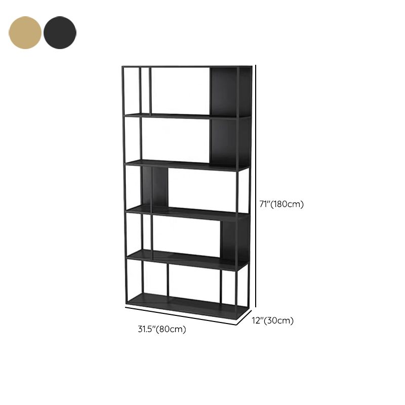 Urban Metal Open Shelf Bookcase Shelves Included Bookshelf for Study Room