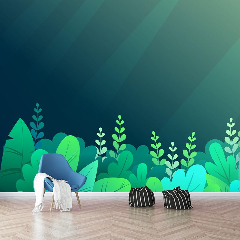 Tropical Style Mural Wallpaper Tropical Plants Bedroom Wall Mural