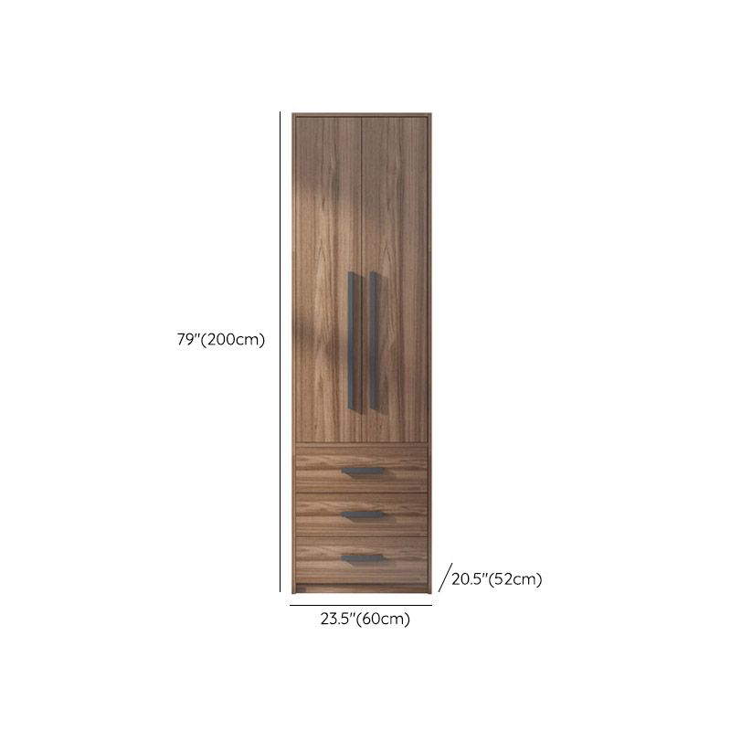 Contemporary Wardrobe Armoire Engineered Wood Wardrobe Closet