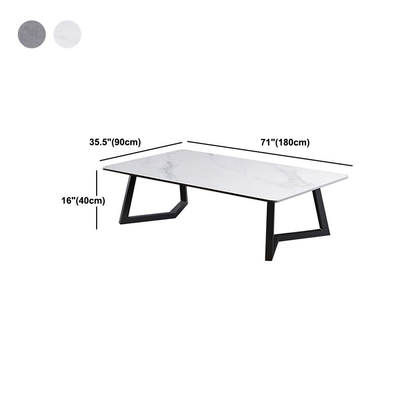 Slate Rectangular Coffee Table Ornate Coffee Table for Living Room