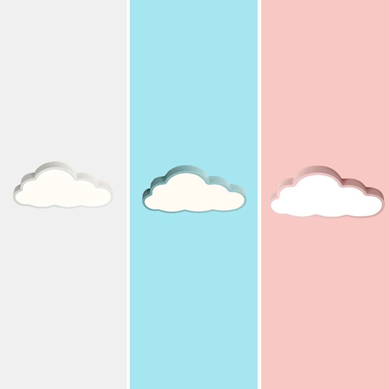 Cloud Flush Mount Light Fixtures Kids Acrylic Ceiling Light Fixtures for Bedroom