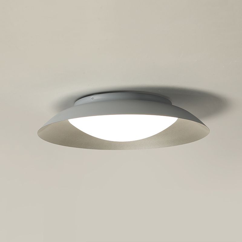 Modernism Ceiling Light Gray/Coffee Flush Mount Lighting for Hallway