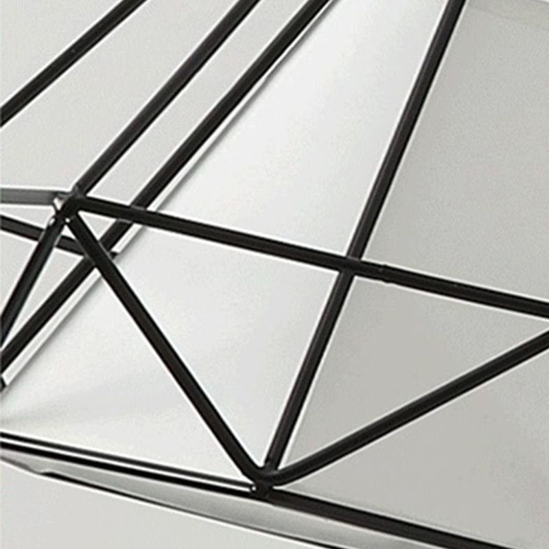 Diamond Metal Hanging Light Fixture Modern Style Down Lighting Pendant for Dinning Room