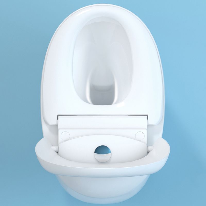 Modern Polished Finish Ceramic Toilet Indoor All-In-One Toilet Bowl