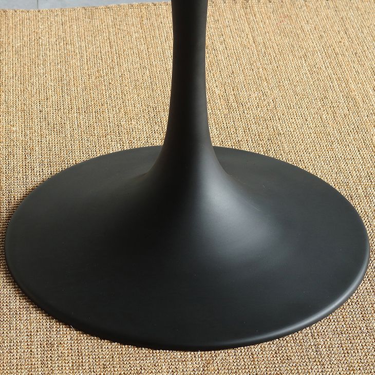 Table à manger ronde moderne en bois Table à manger de cuisine standard avec base en tulipe
