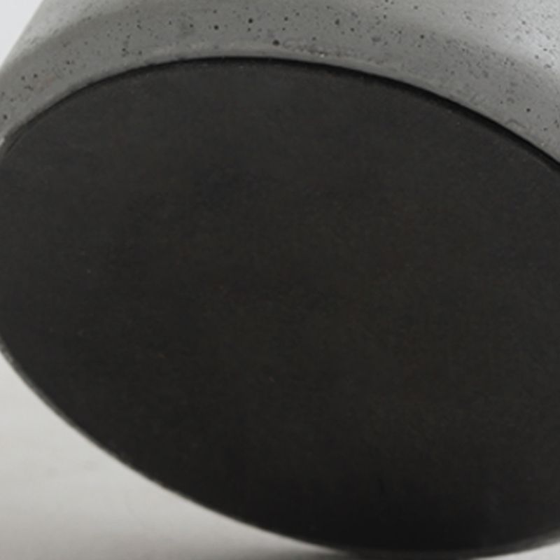 Modern Single Leg Base Solid Color Metal Round Top Coffee Table