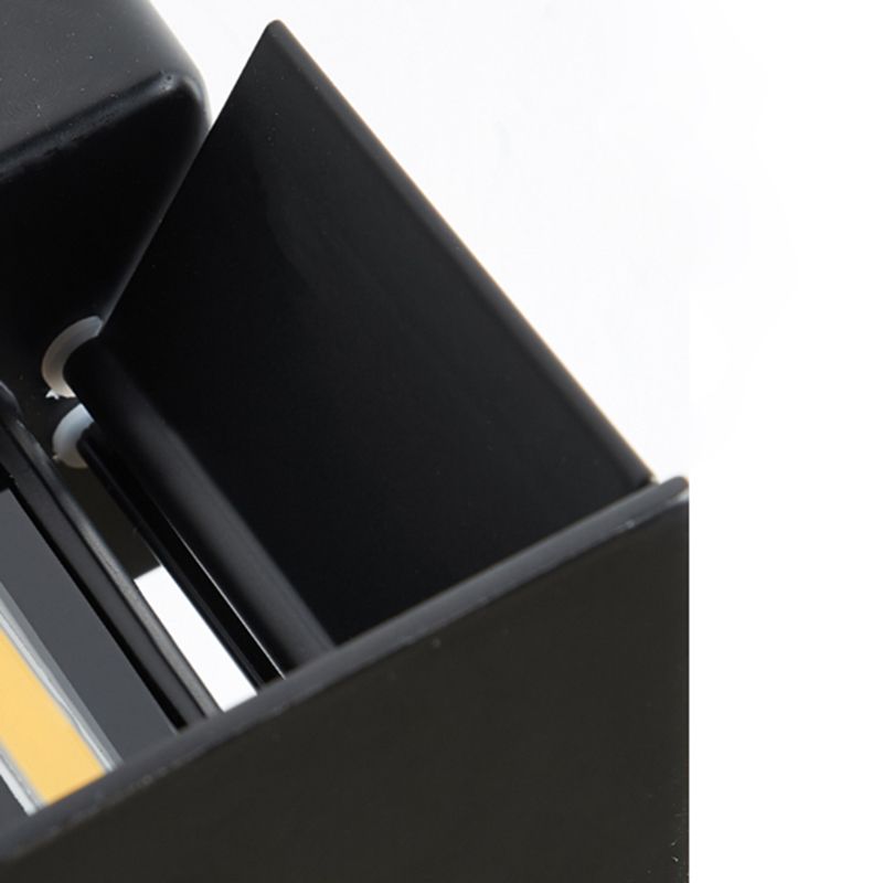 Simplicité Éclairage mural à LED Pince d'éclairage mural carré avec nuance en métal