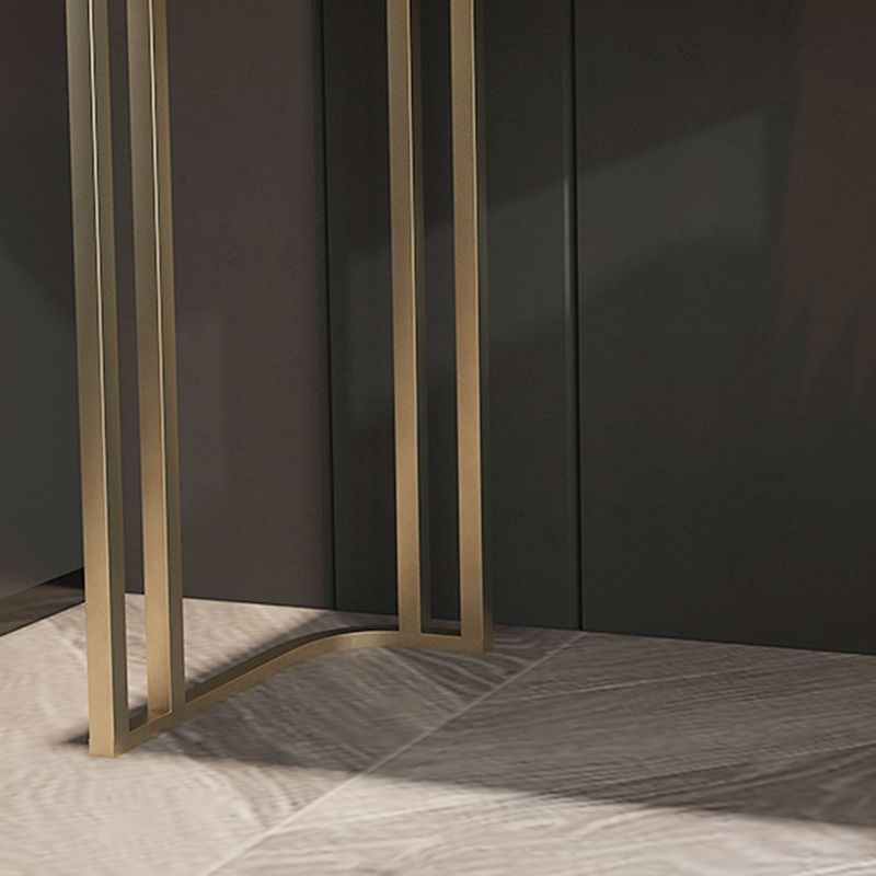 Contemporary Vanity Makeup Table Set 2-Drawer Wood Dressing Table