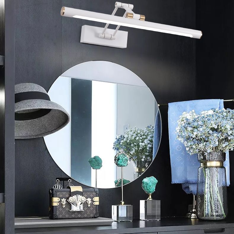 Lampe murale à LED en fer laqué dans la simplicité moderne