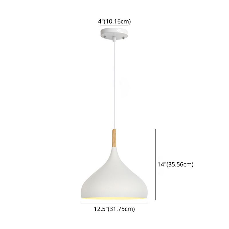 1 lumière en larme de larme suspendue