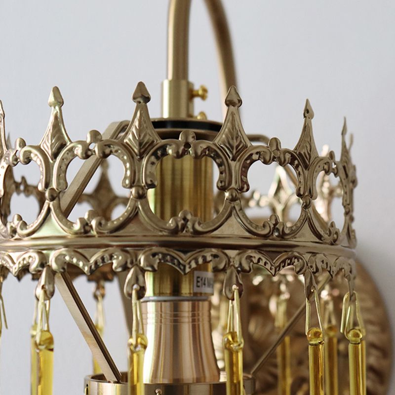 Modern Wall Light Fixture Creative Wall Light Sconce with Glass Shade for Bedroom