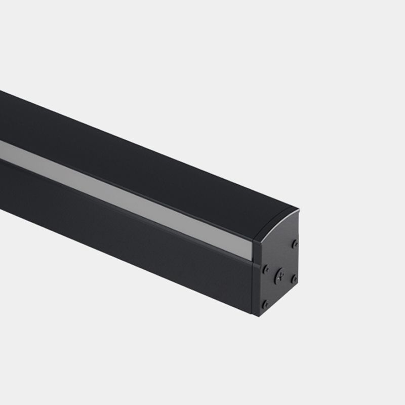 Lineare Form Metallwand Licht moderne ein Lichtwandleuchte in Schwarz