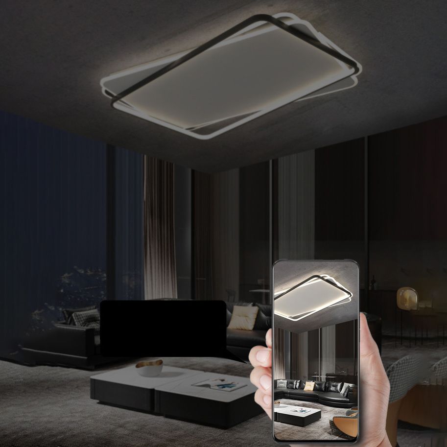 Simple Flush Moun Ceiling Lamp Ultra-thin Lamp for Bedroom Living Room