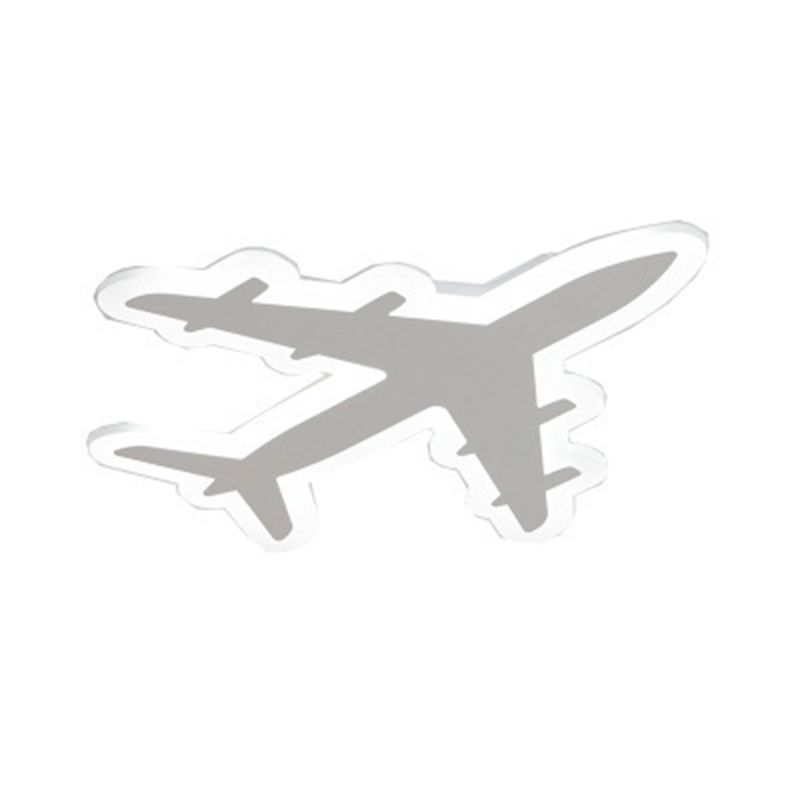 Acrilico Piano Flushmount Lighting Kids White Led Surface Mount Massimale Luce per Bedroom