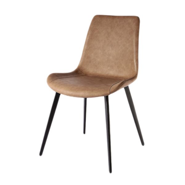 Contemporary Chair Armless Chair for Kitchen with Metal Legs