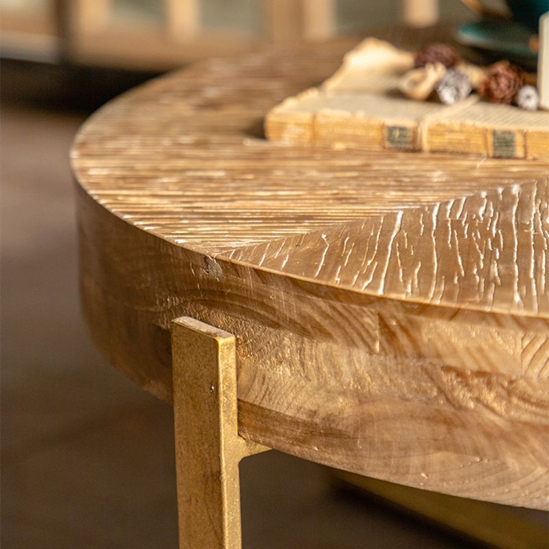 French Country Geometric Coffee or End Table Wood Coffee Table