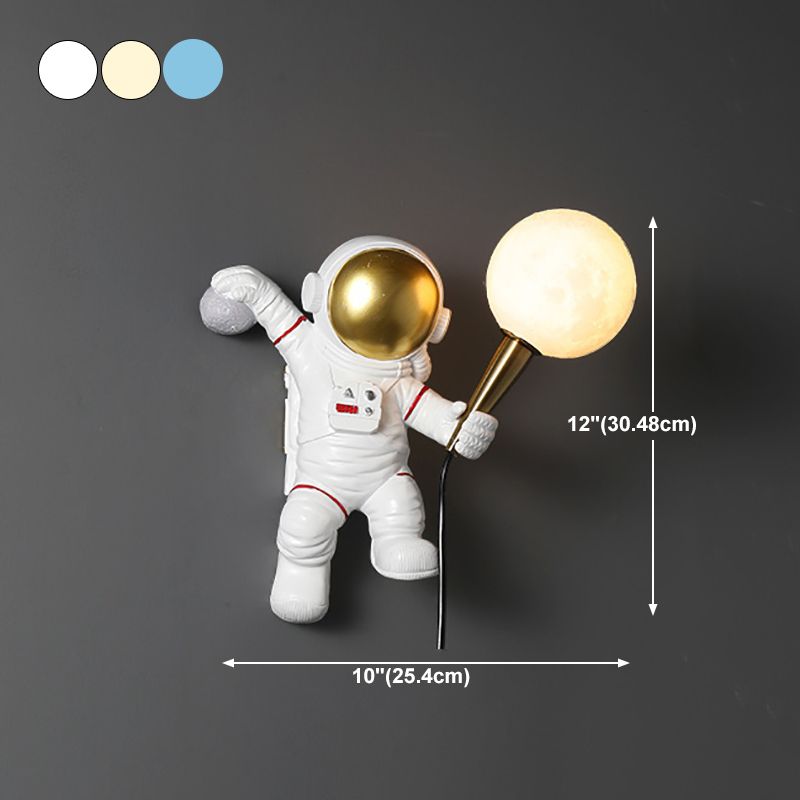 Lampada da parete per bambini astronauta per astronauta