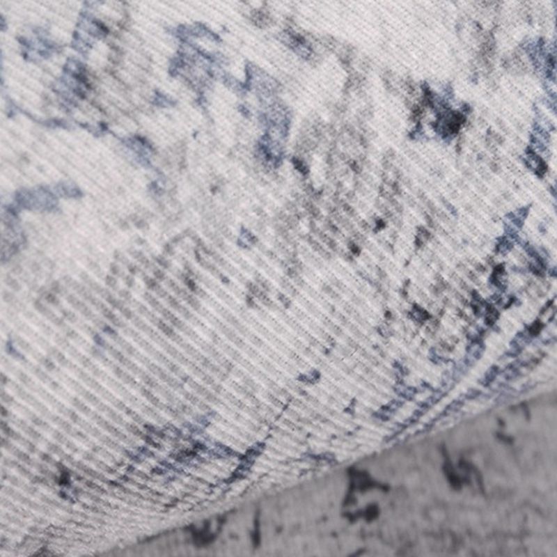 Orange moderner Teppich Polyester abstrakter Muster Teppich Fleckenfester Teppich für Salon